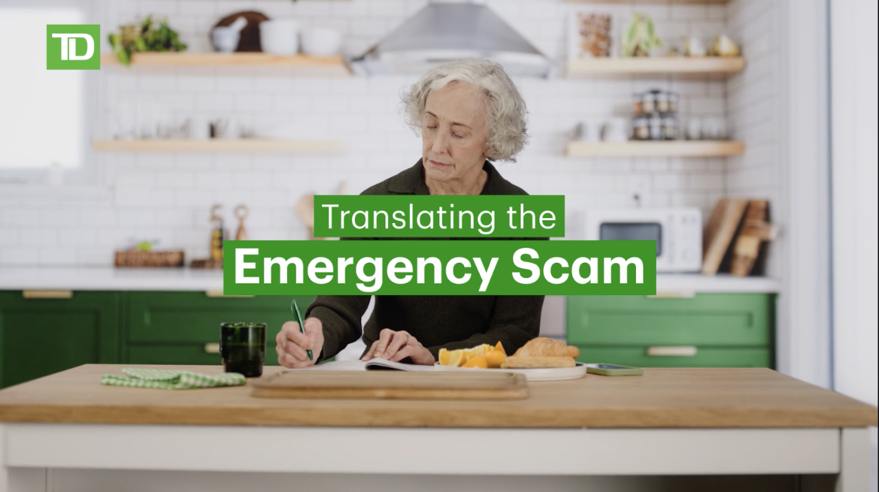 TD Online Oversharing