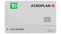 TD® Aeroplan® Visa Platinum* Credit Card